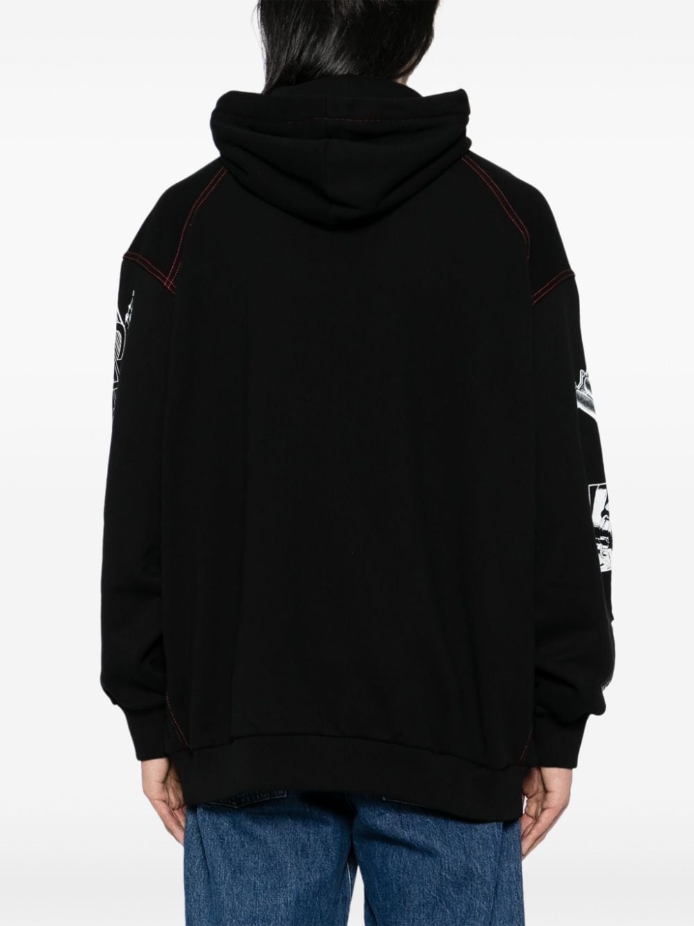 graphic-print hoodie - 4