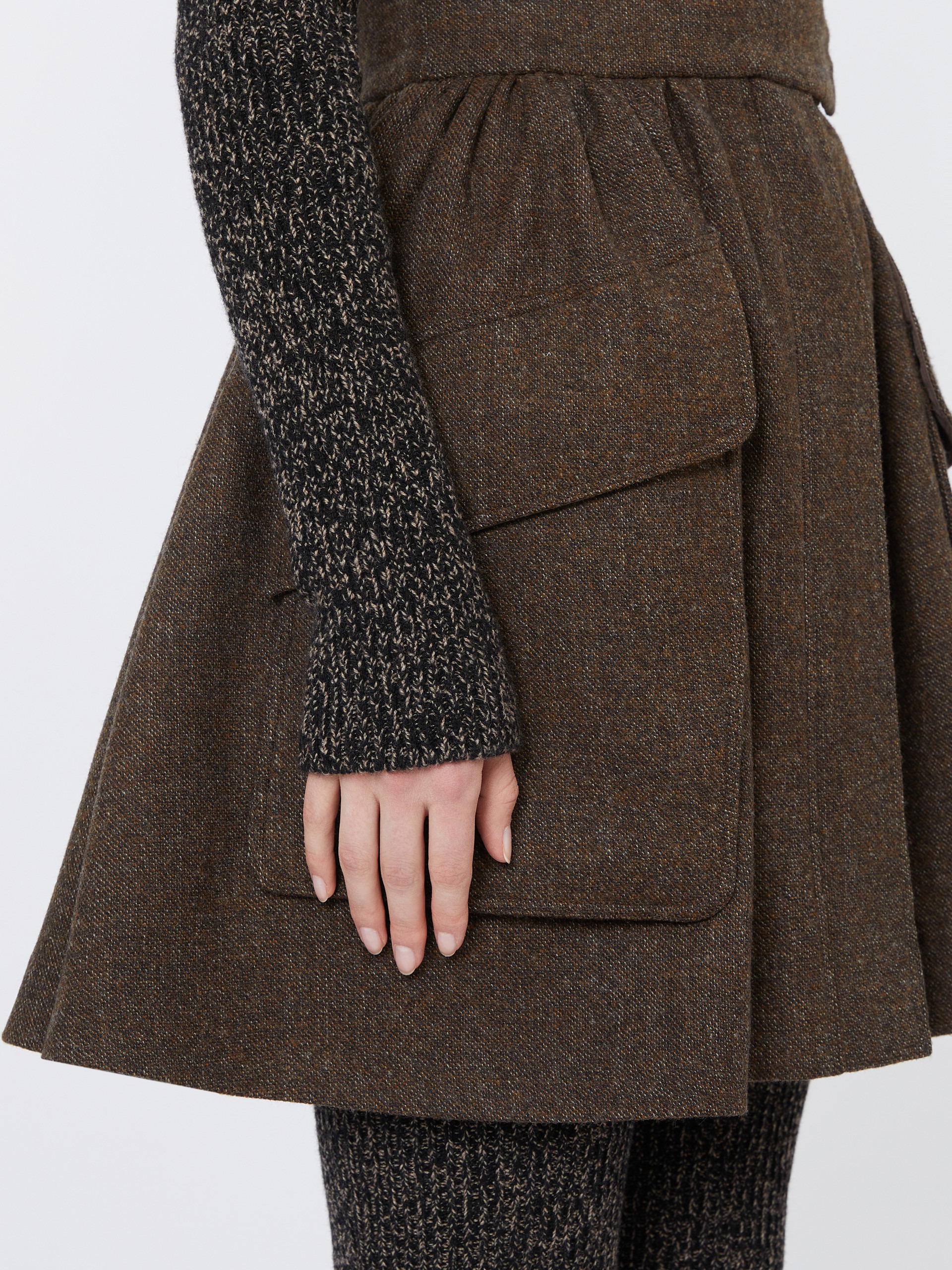 BERNINI1234 Short wool skirt - 5