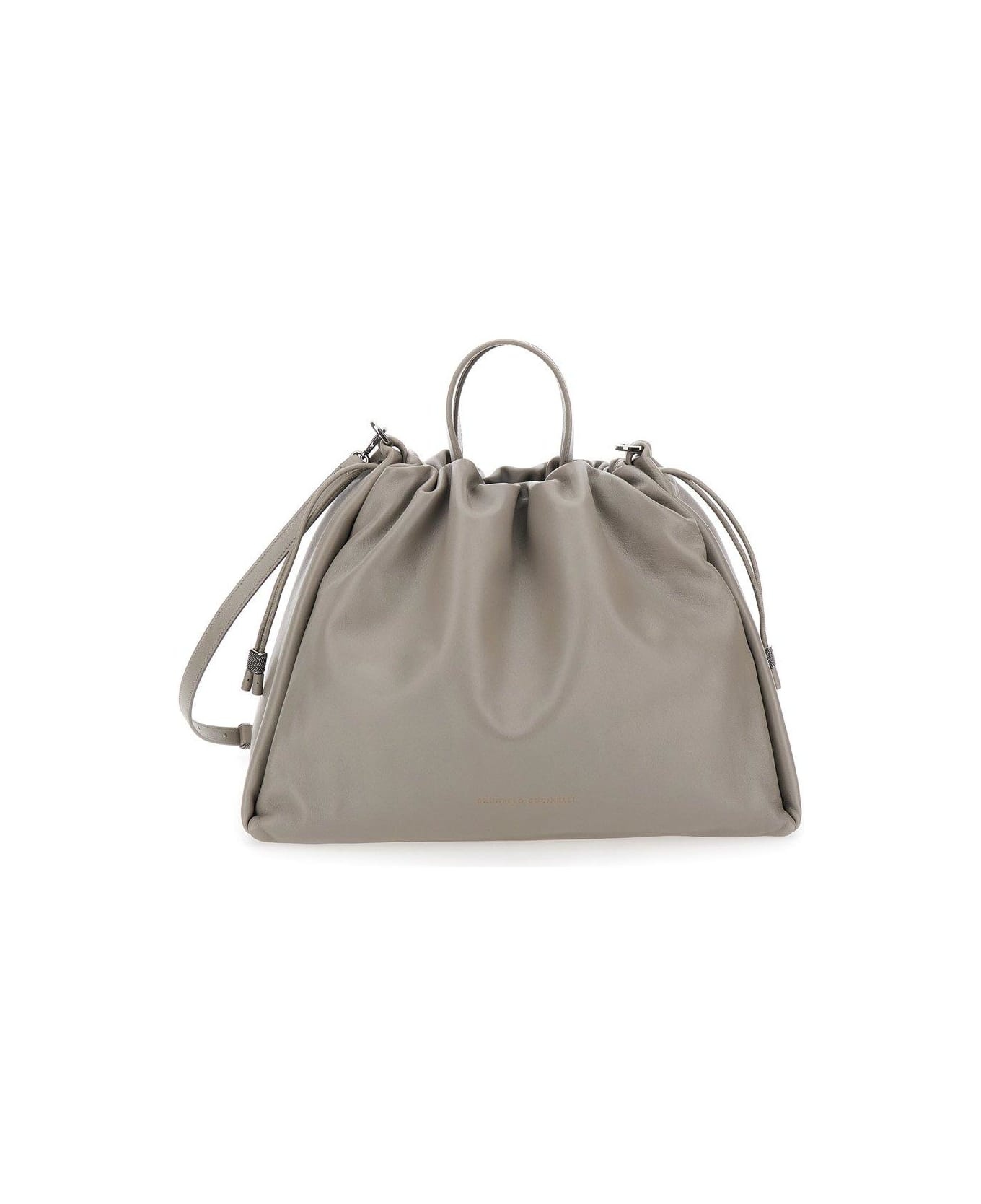 Monili Chain Detailed Drawstring Tote Bag - 1