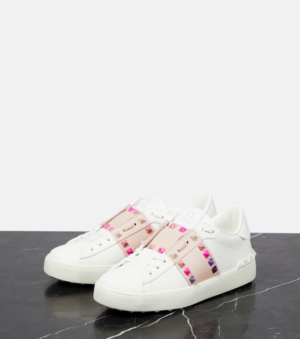 Rockstud Untitled leather sneakers - 5