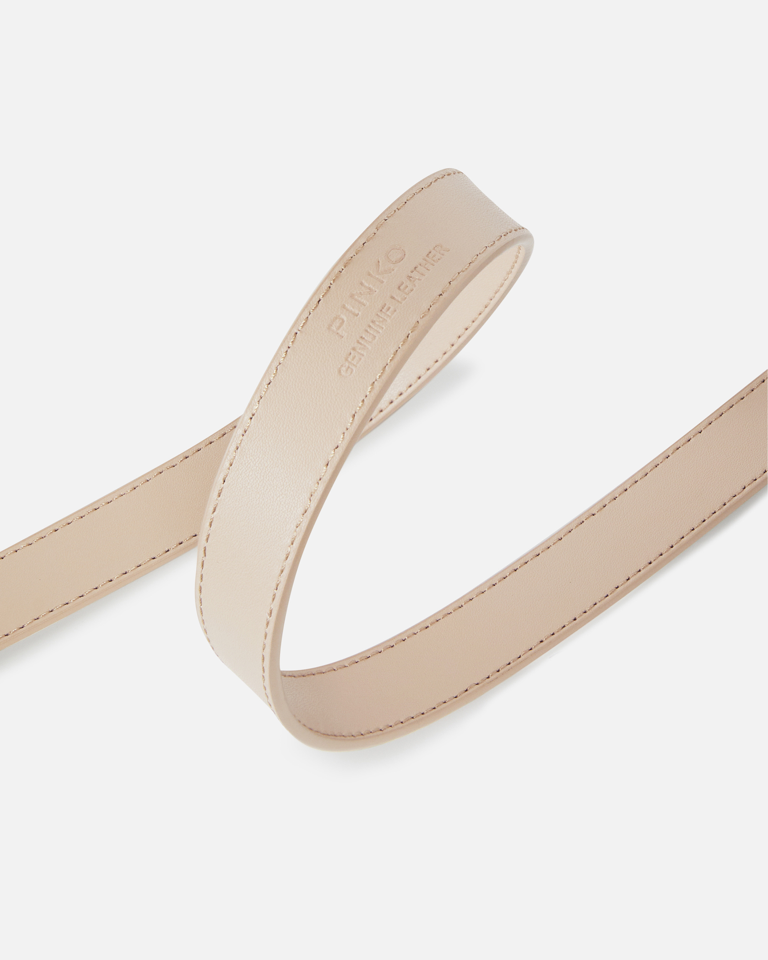 LOVE BIRDS THIN LEATHER BELT 2CM - 4