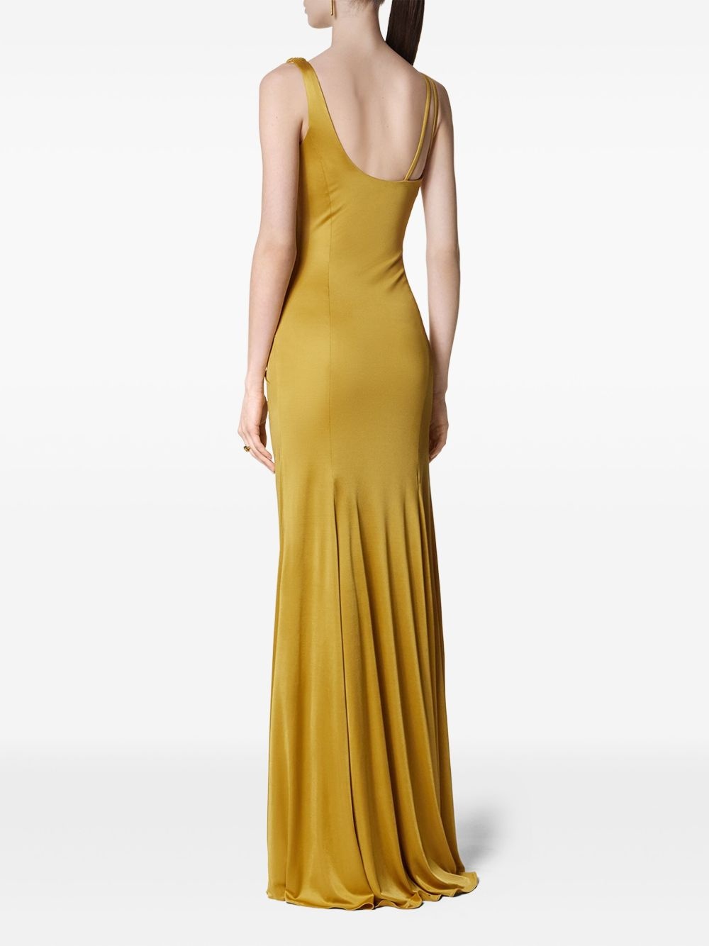 ruched evening gown - 4