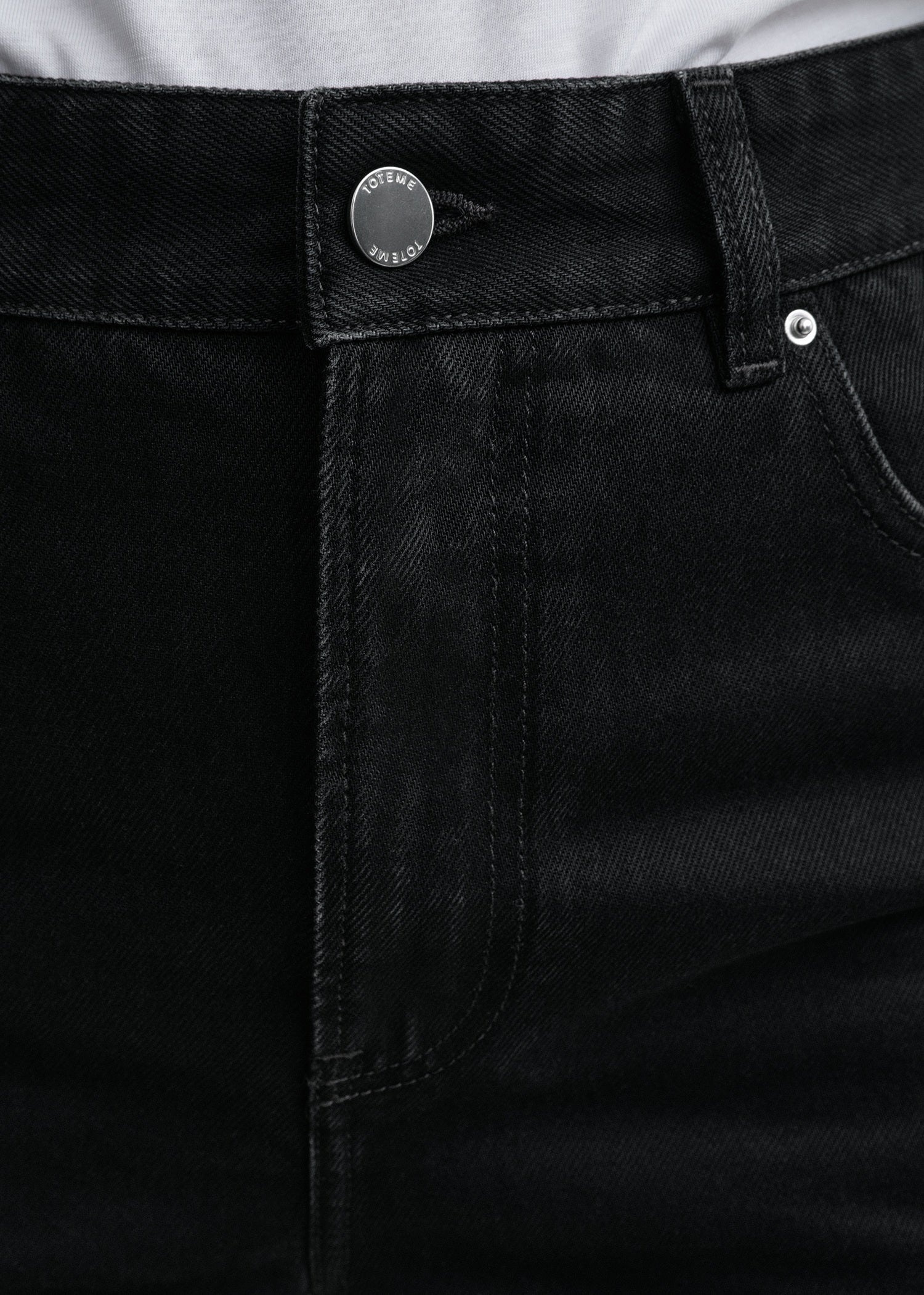 High slim denim black - 5