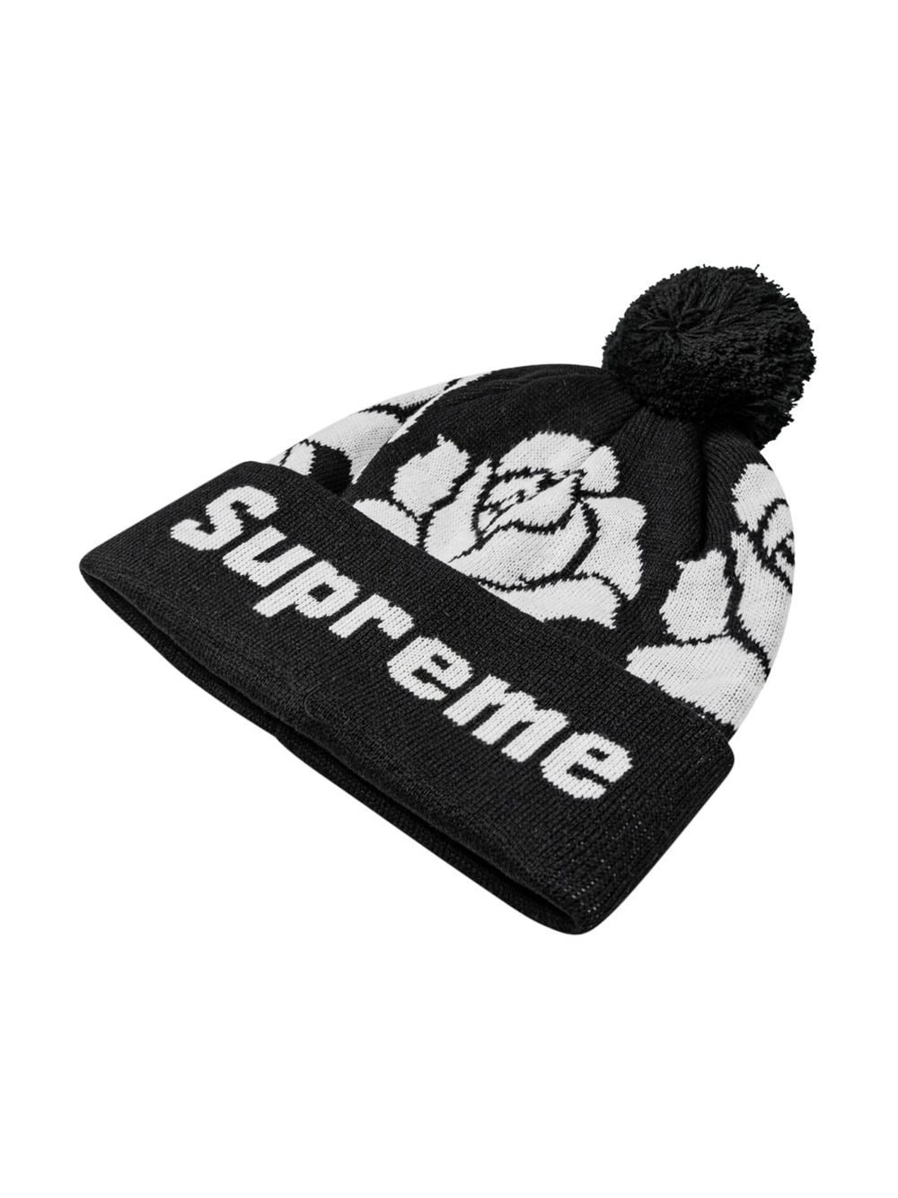Supreme Rose knit beanie | REVERSIBLE