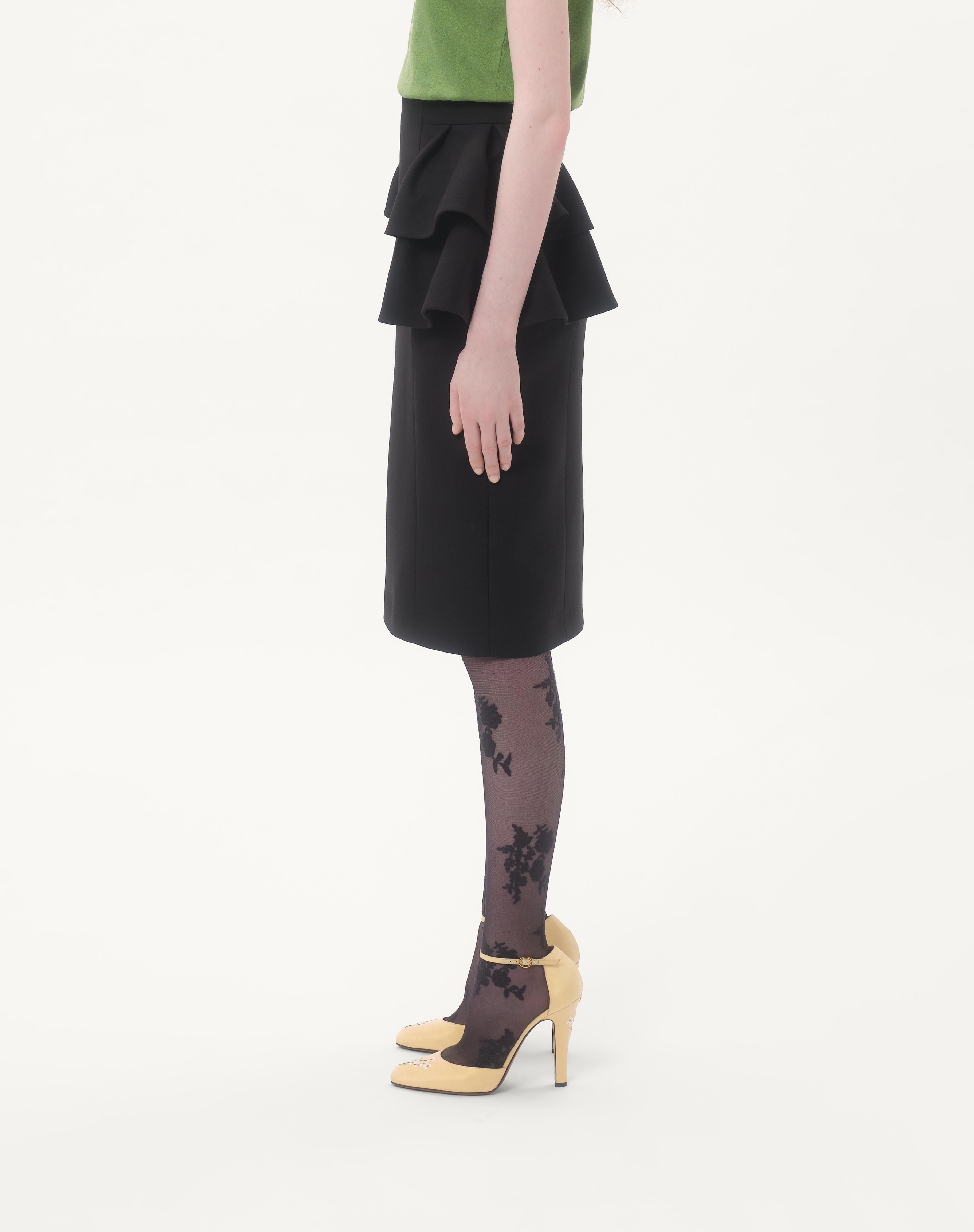 CREPE COUTURE MIDI SKIRT - 4