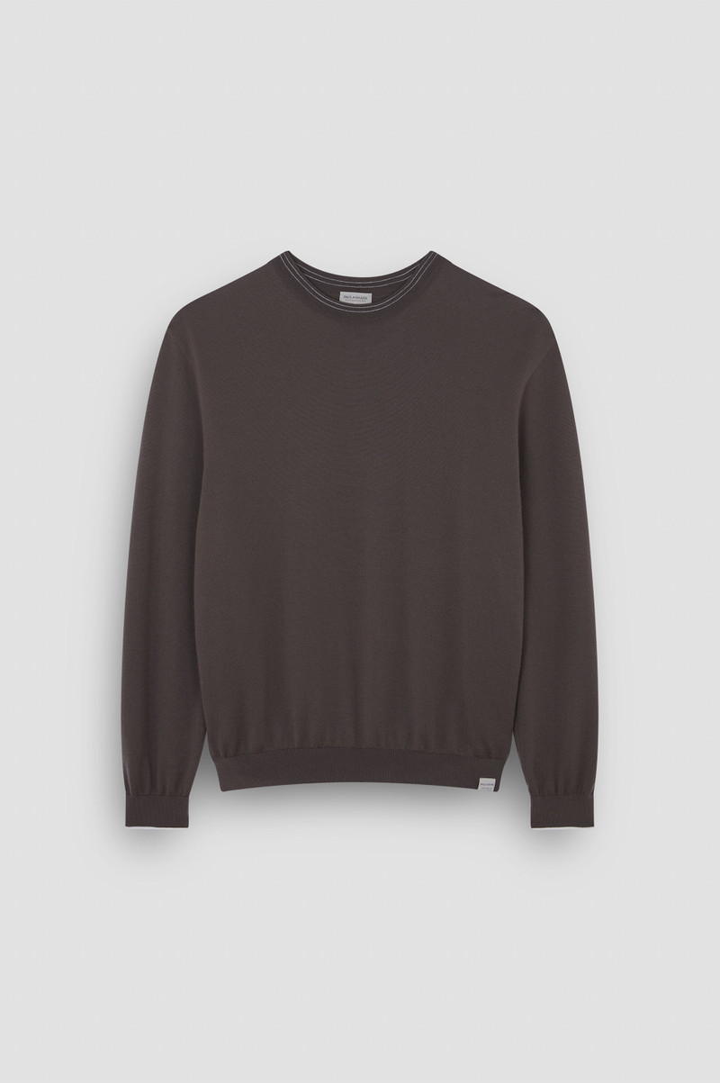 WOOL AND CASHMERE CREWNECK SWEATER 1