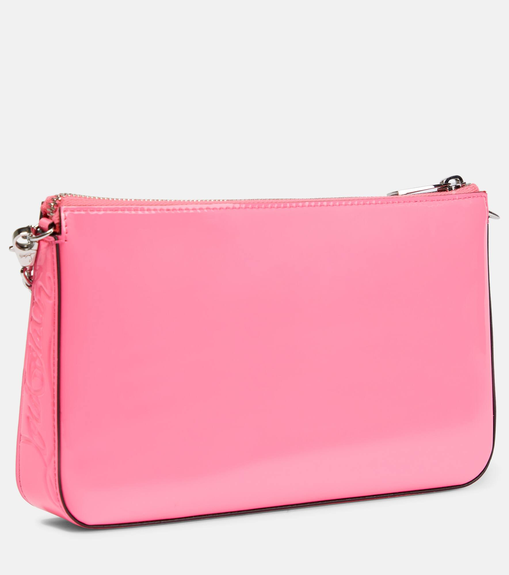 Loubila patent leather clutch - 4