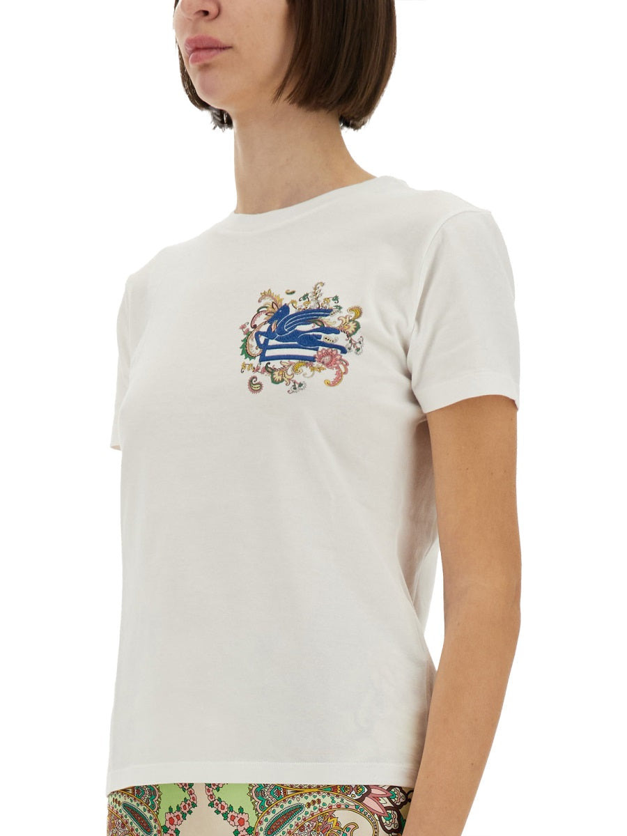 Etro Women T-Shirt With Logo - 4