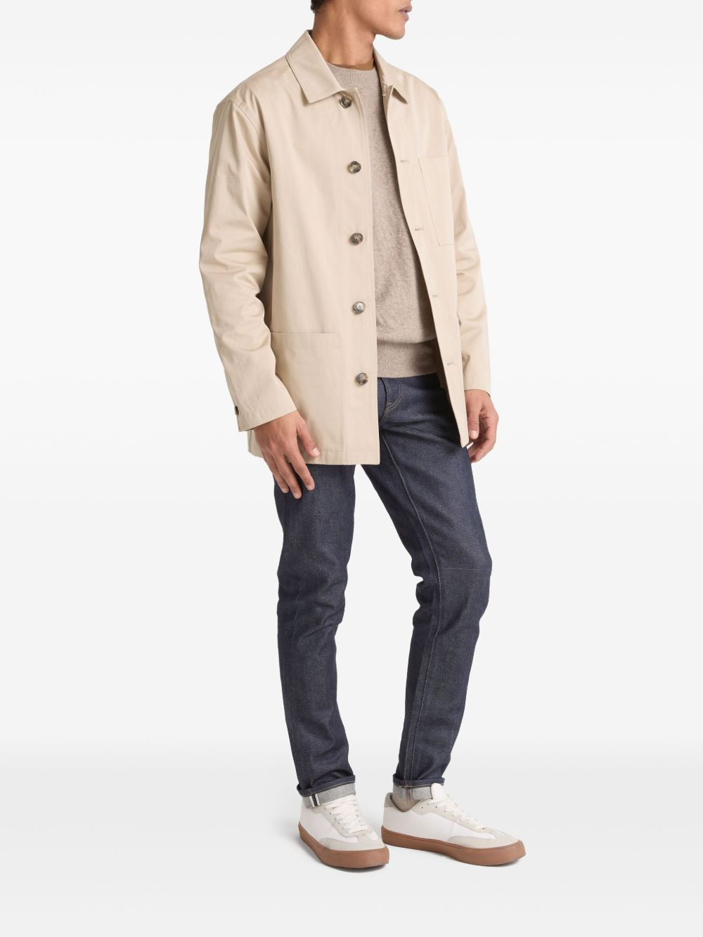cotton shirt jacket - 2