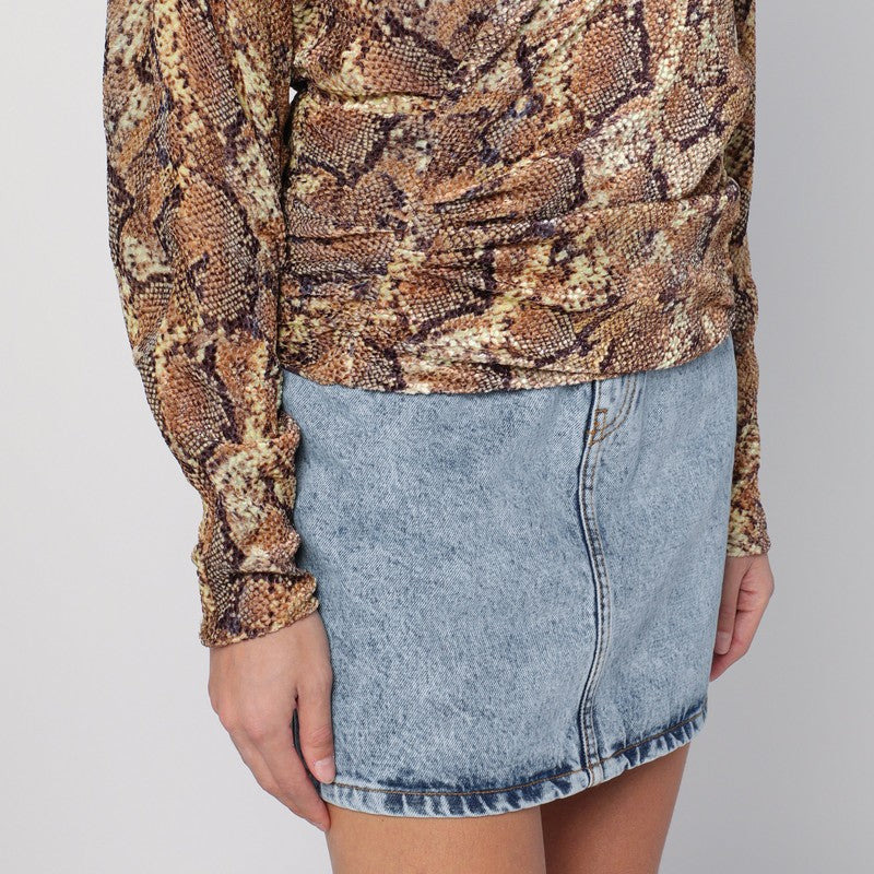 Isabel Marant Snake Print Marlin Blouse Women - 3