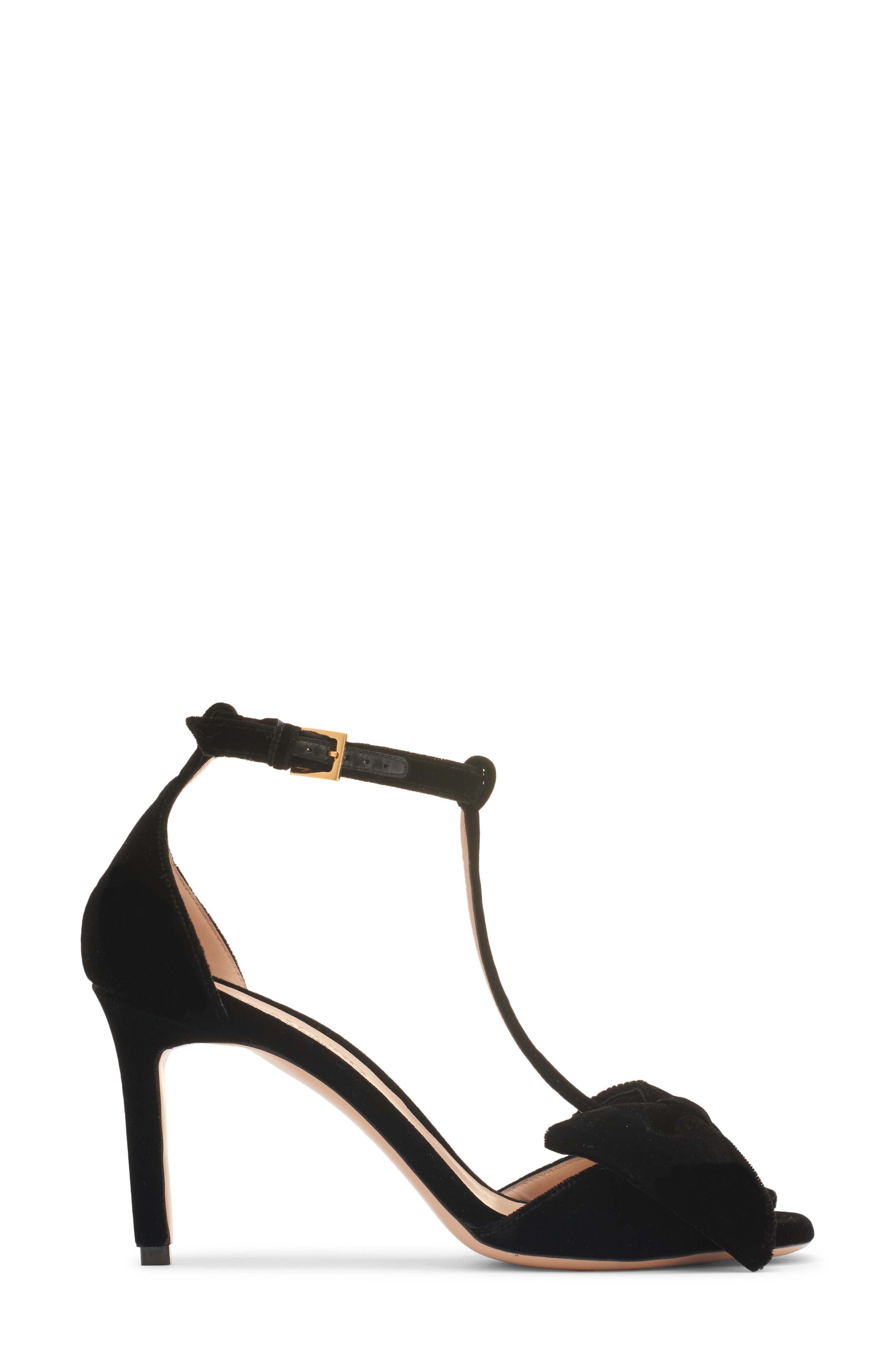 TOM FORD Brigitte Bow Sandal in Black Velvet at Nordstrom - 3