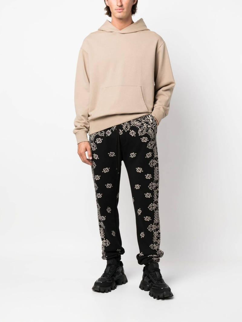 AMIRI bandana-print drawstring track pants outlook