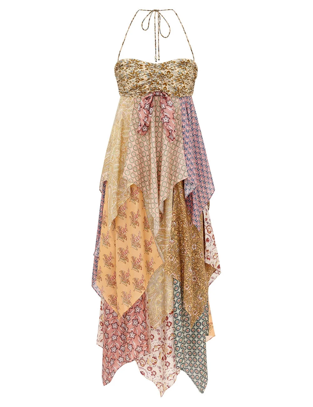 FAIRLIGHT SCARF HALTER DRESS - 1