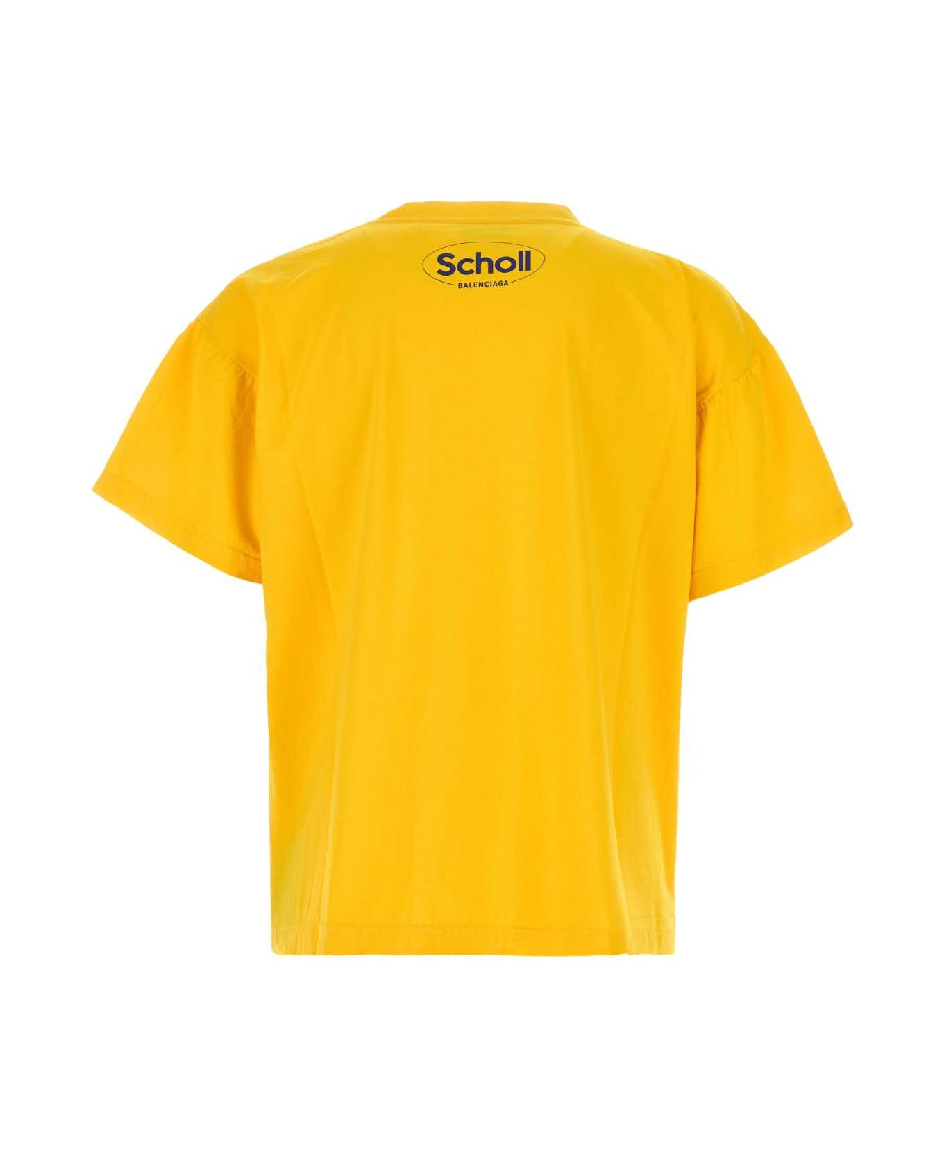 Yellow Cotton Oversize T-shirt - 2