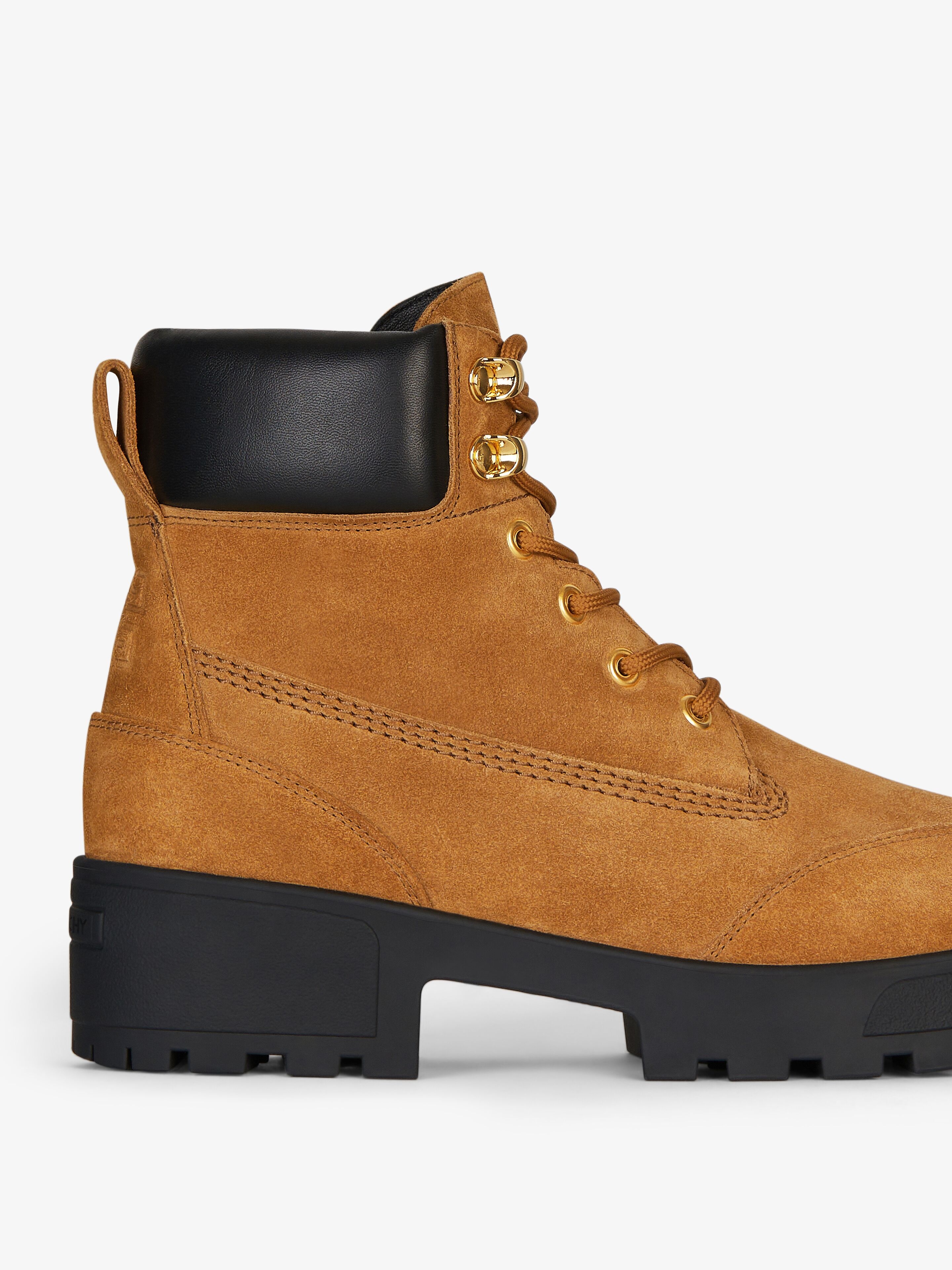 TREKKER ANKLE WORKBOOTS IN SUEDE - 4