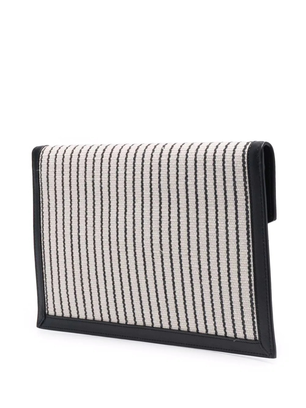 Uptown striped envelope clutch bag - 3