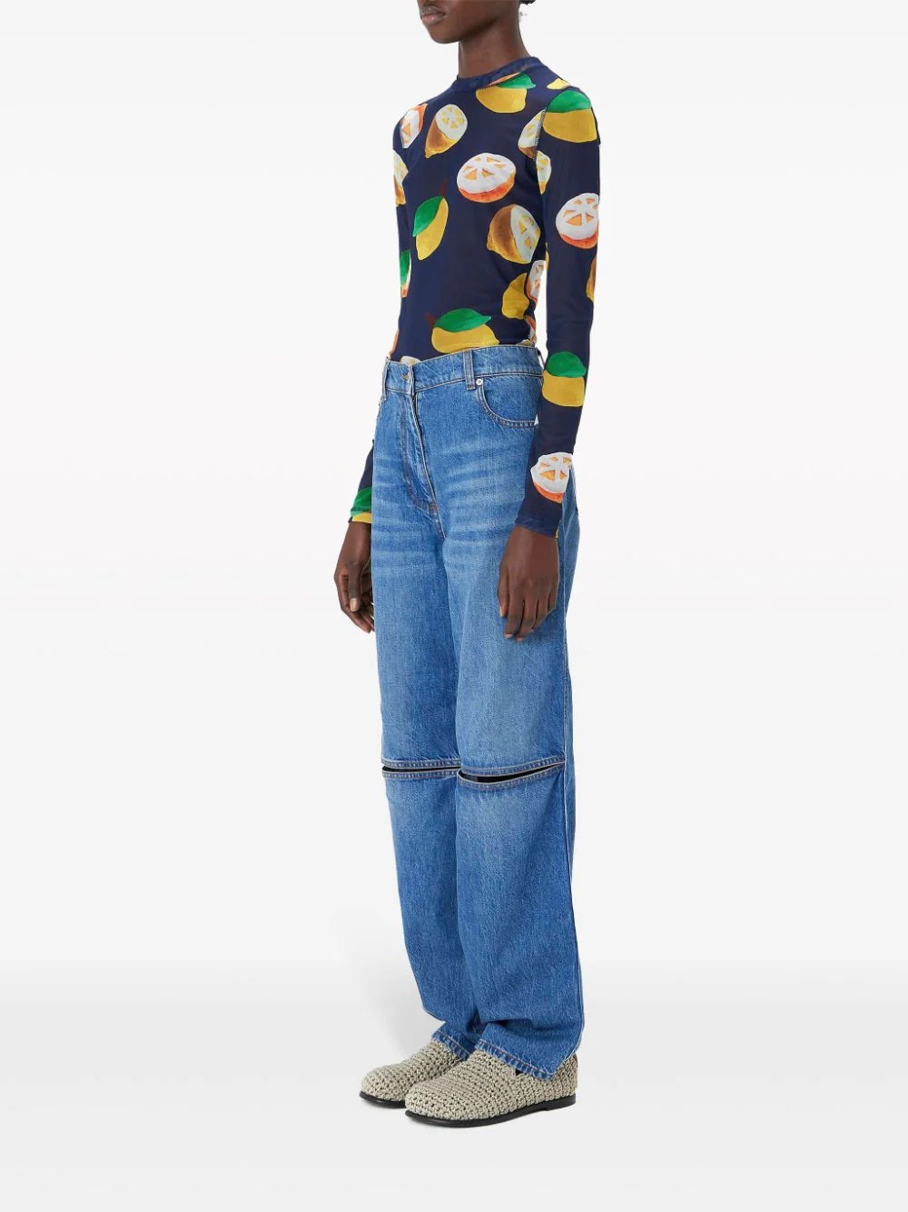 Tシャツ・カットソー J W ANDERSON 'Long sleeve Underpinning' T-shirt J.w.anderson 'long sleeve underpinning' t-shirt available on
