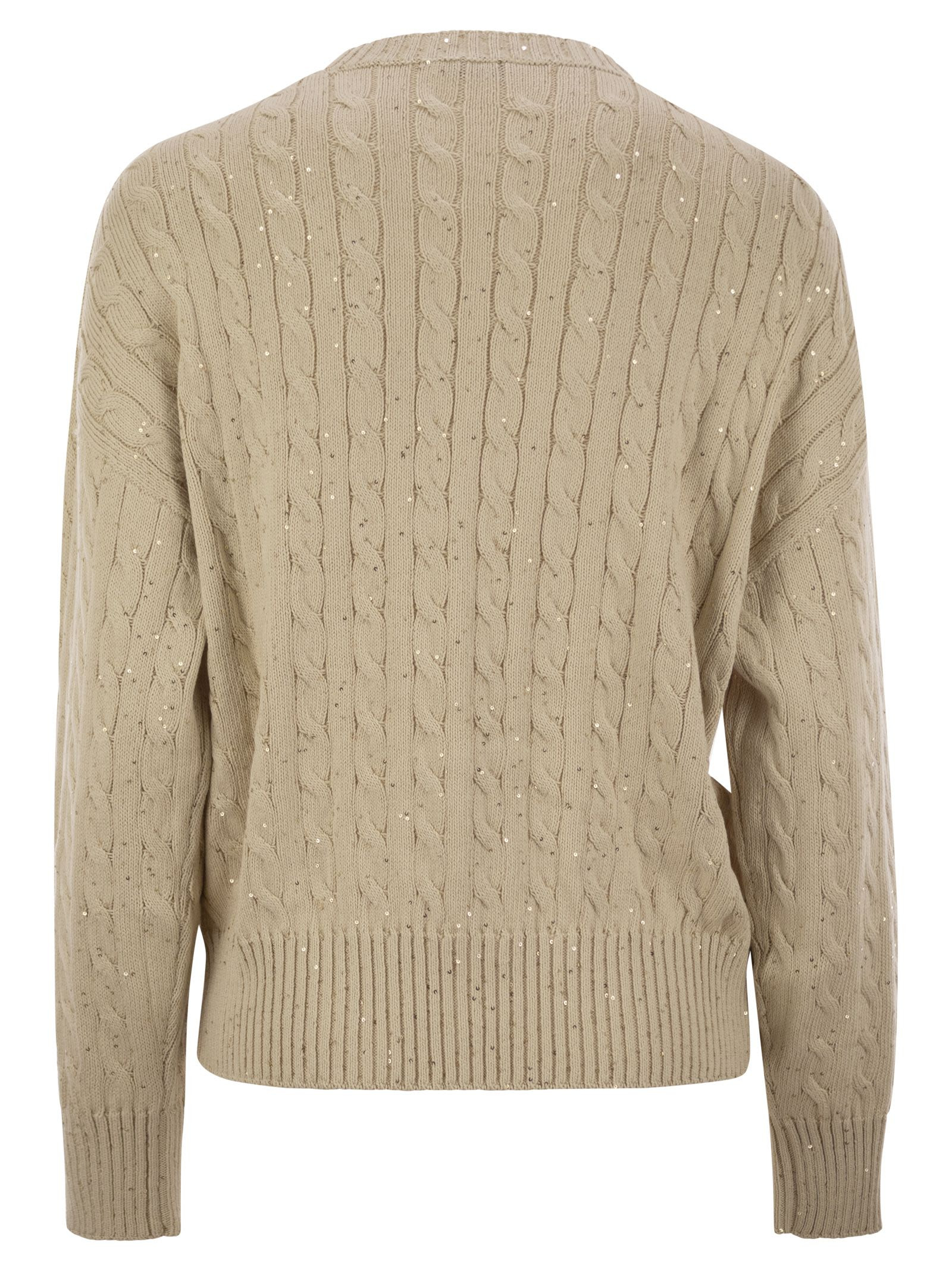 Brunello Cucinelli Women Dazzling Cables Cotton Jersey - 2