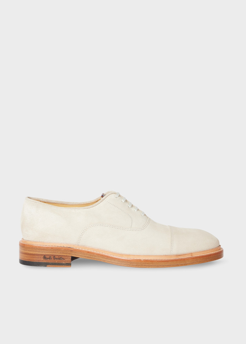 Ecru Suede 'Balthazar' Shoes 1