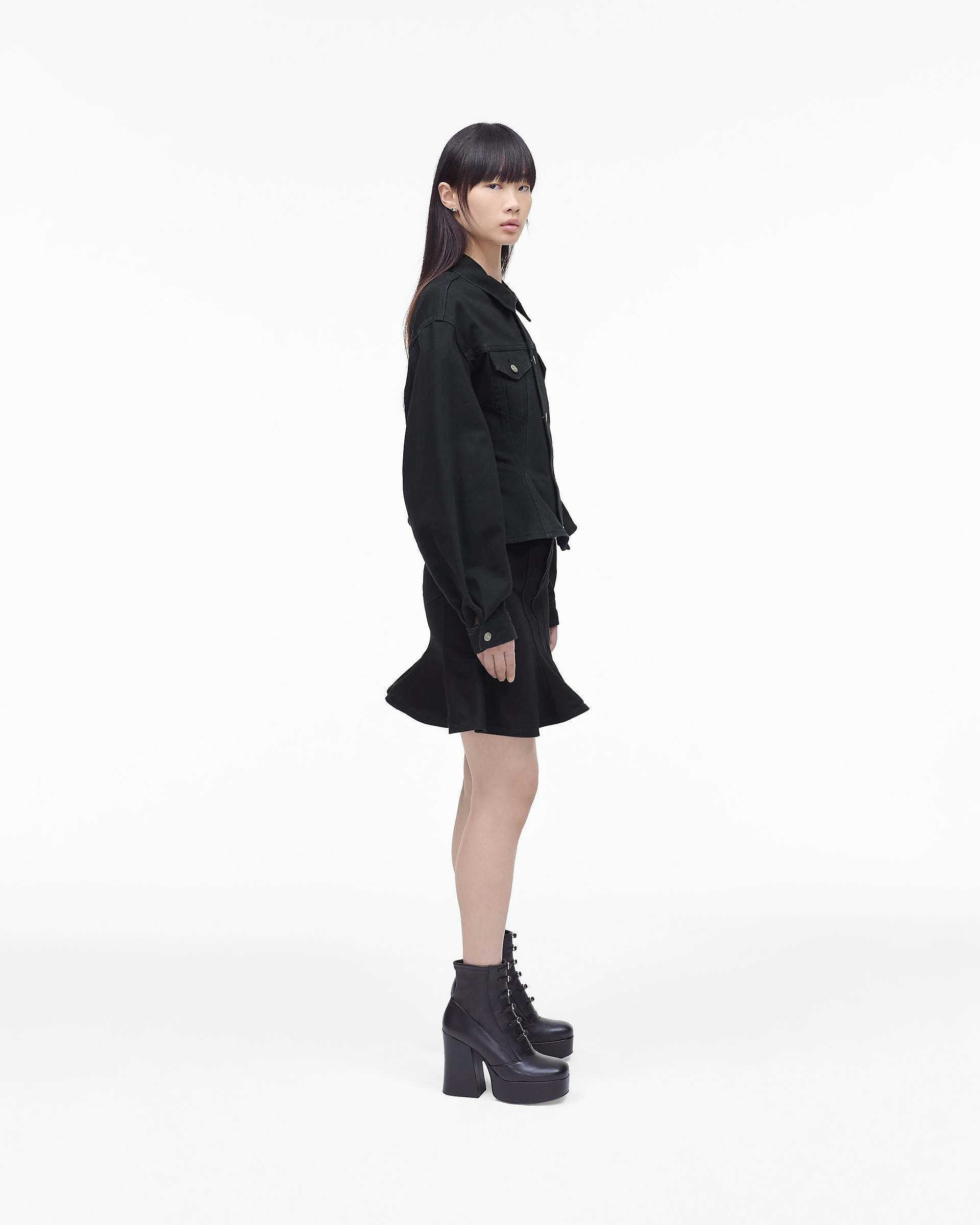 THE FLUTED DENIM JACKET - 3