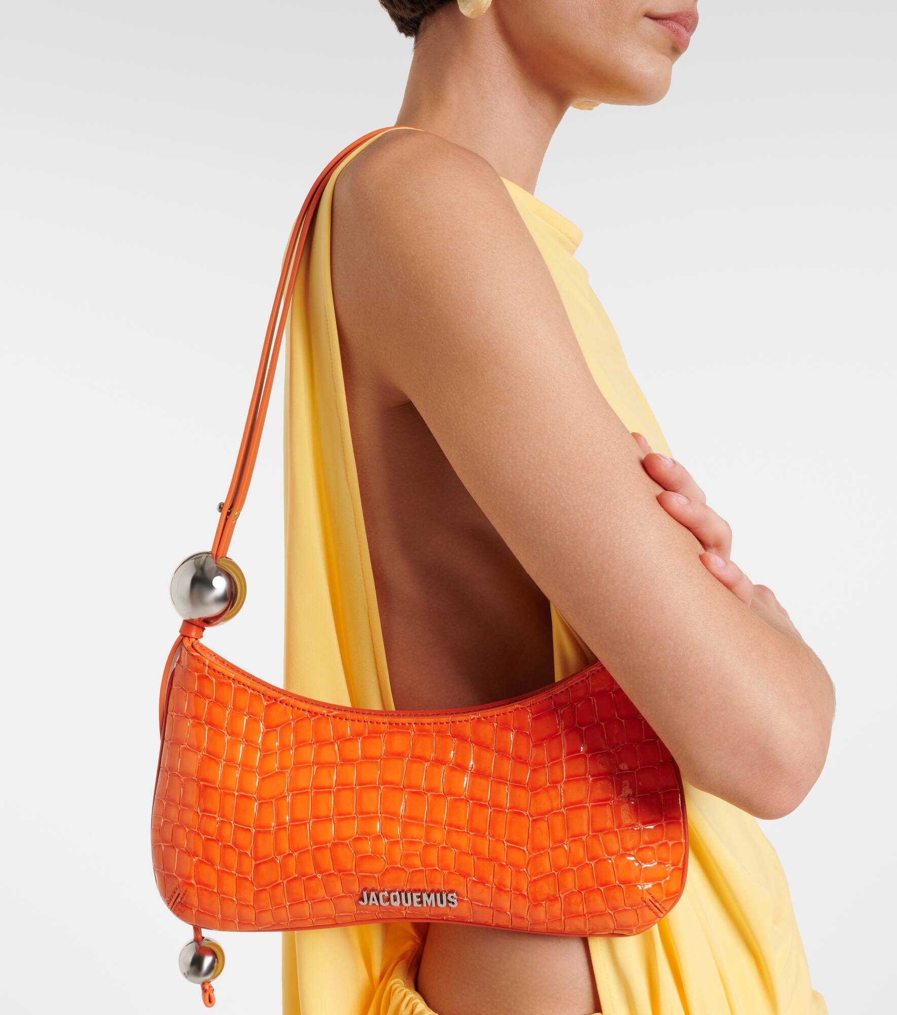 Bisou Perle leather shoulder bag - 2