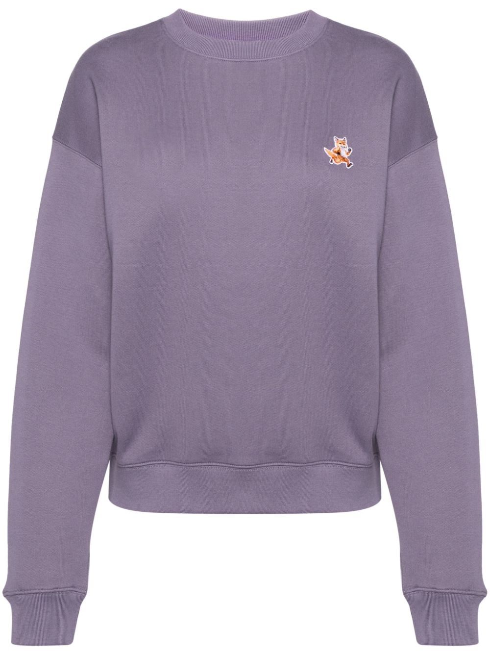 appliqué logo sweatshirt - 1