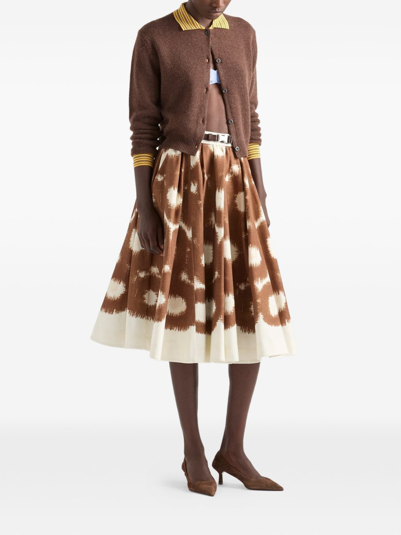 Prada cashmere cardigan outlook