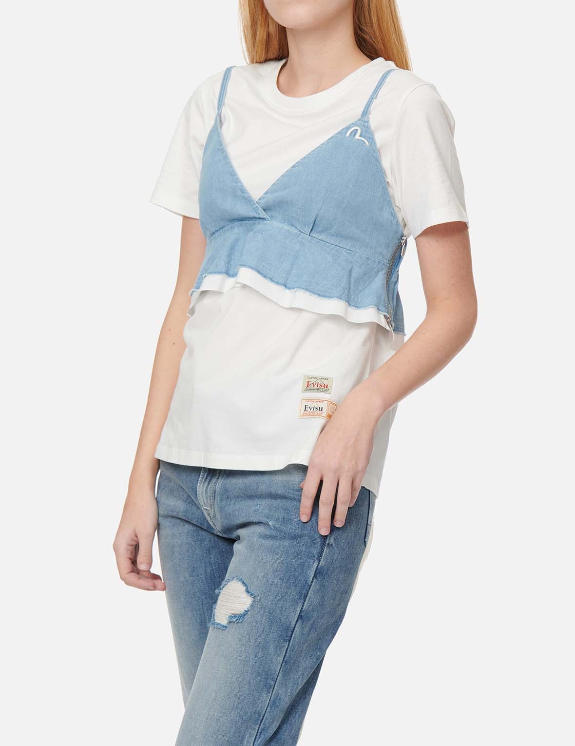 Seagull Embroidery 2-in-1 Top - 3