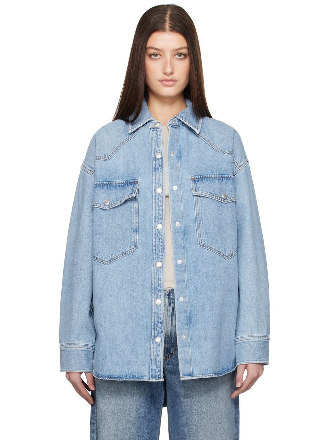 Blue Lotta Denim Shirt - 1