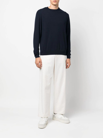 extreme cashmere crew-neck knitted jumper outlook