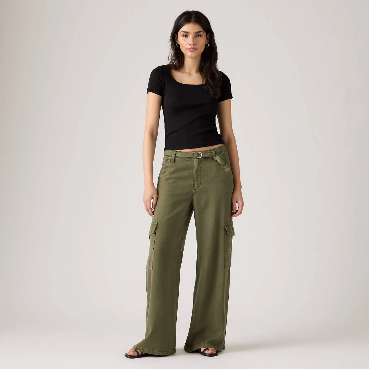 BAGGY DAD CARGO WOMEN'S PANTS - 1