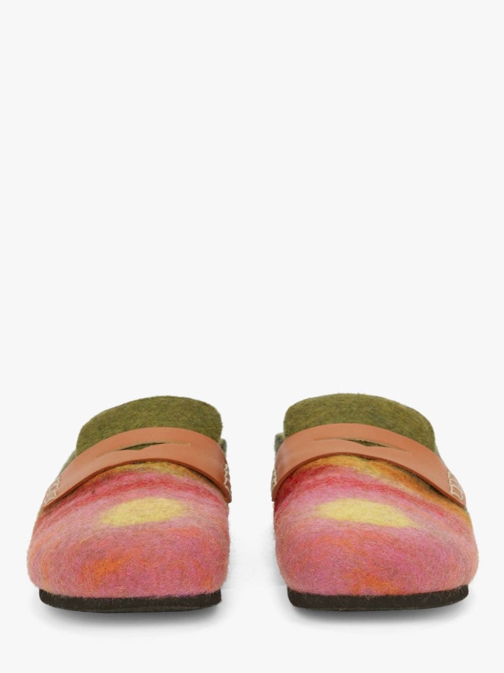WOMEN’S SUNSET LANDSCAPE FELT LOAFER MULES - 2
