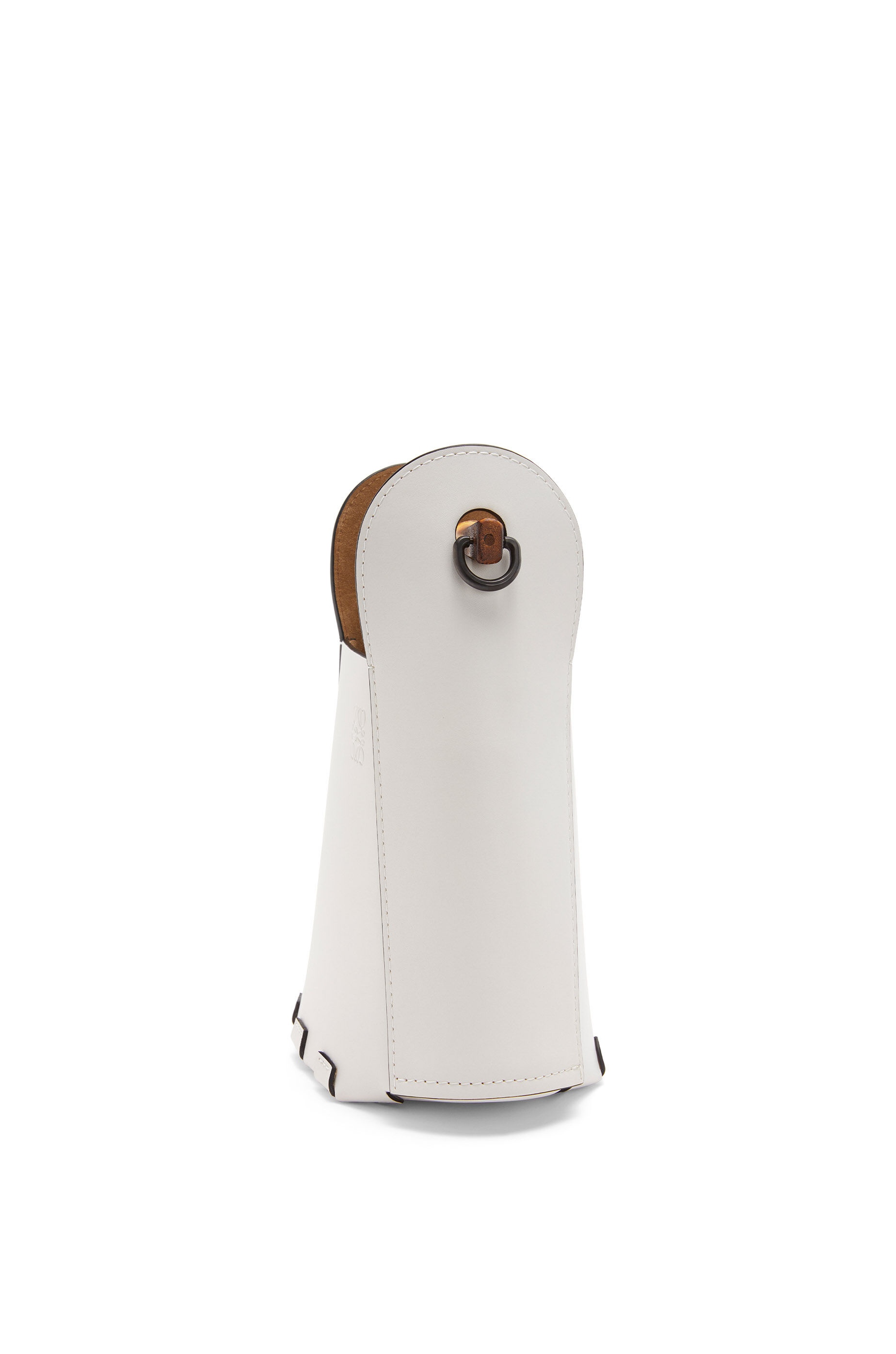 Bamboo bucket bag in calfskin - 4