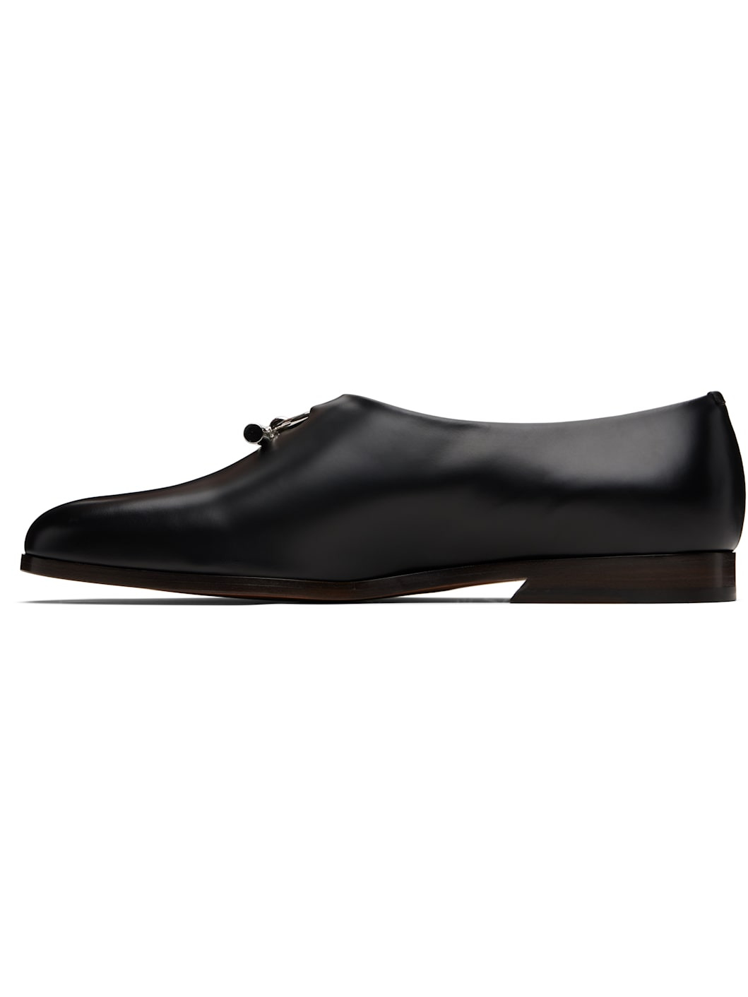 Black T-Bar Loafers - 3
