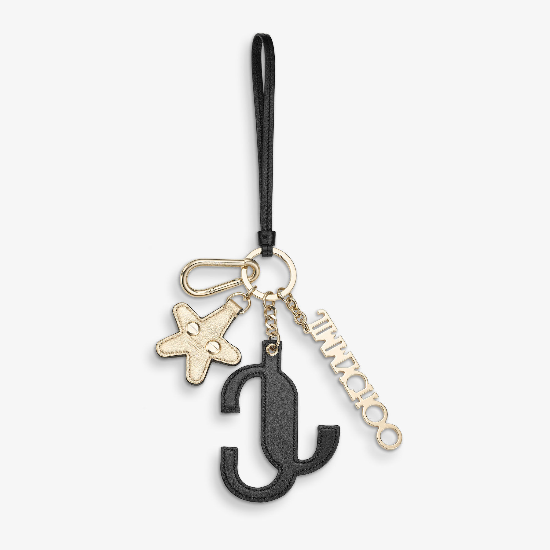 JC Multi Charm
Black & Orange Calf Leather Star Logo Bag Charm - 3