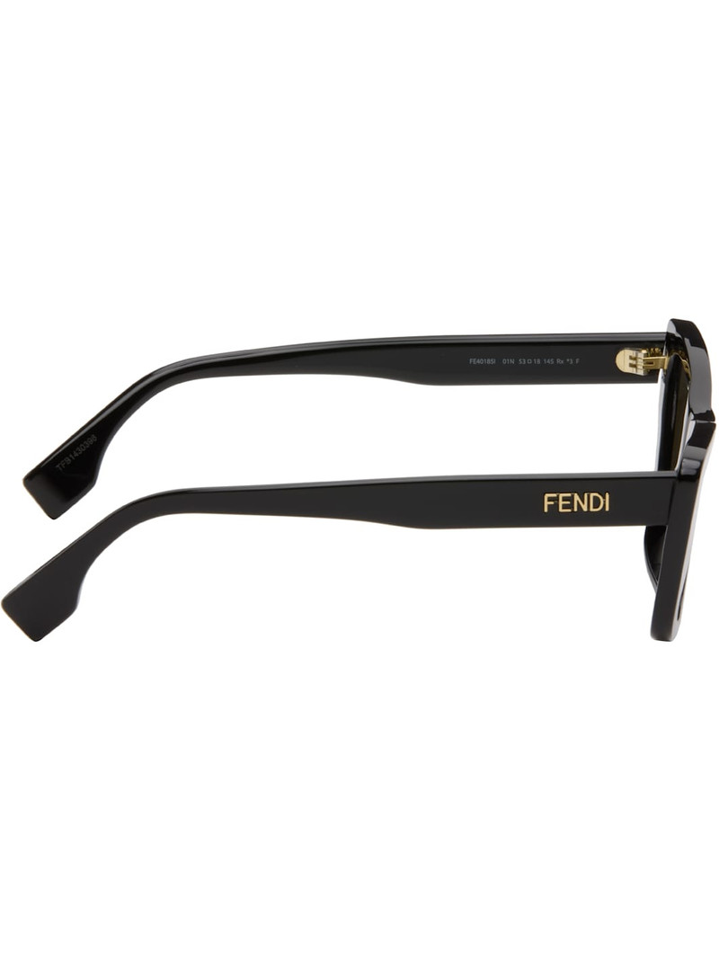 FENDI Black Lettering Sunglasses outlook