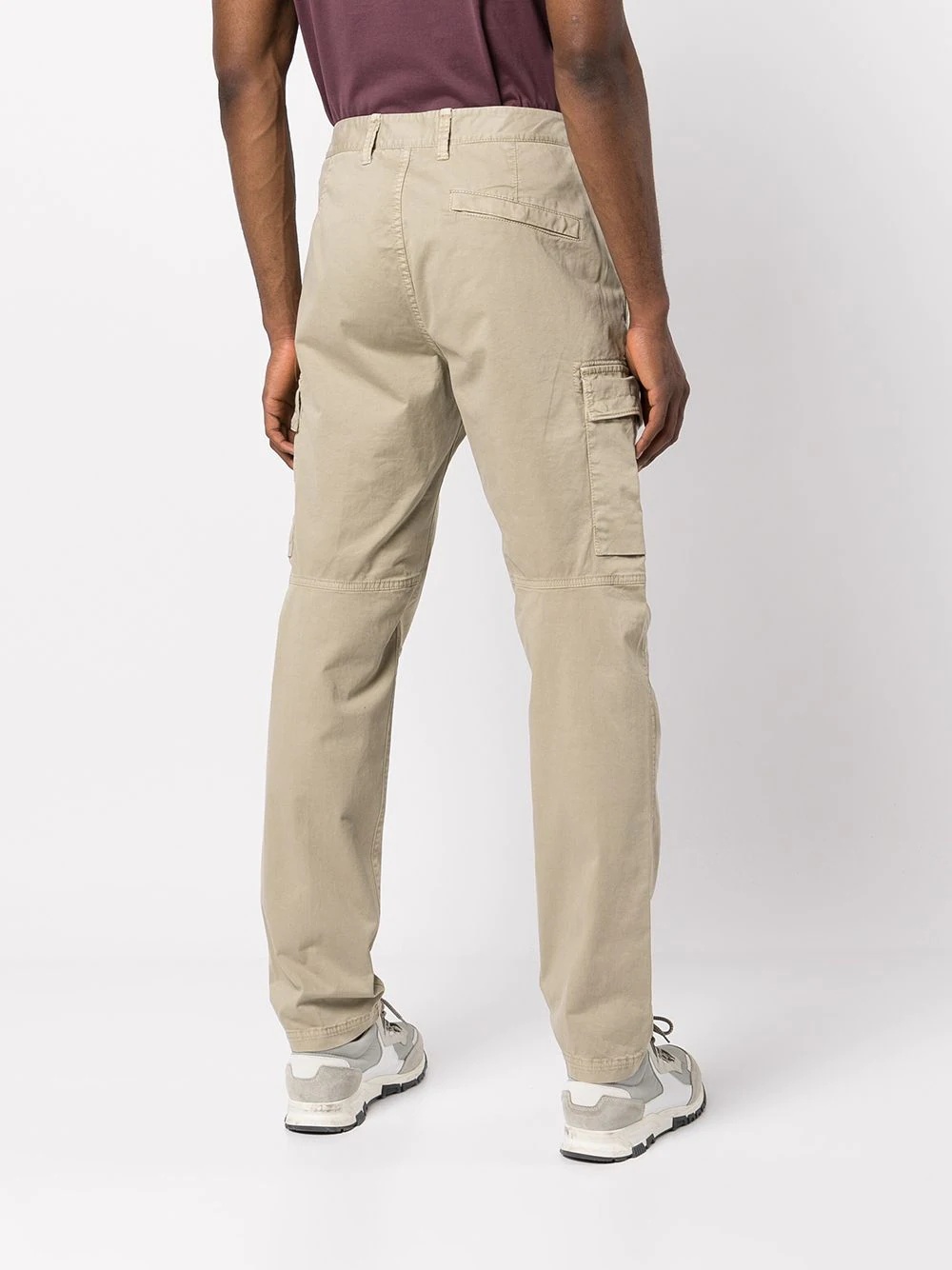 Compass-patch cargo trousers - 4