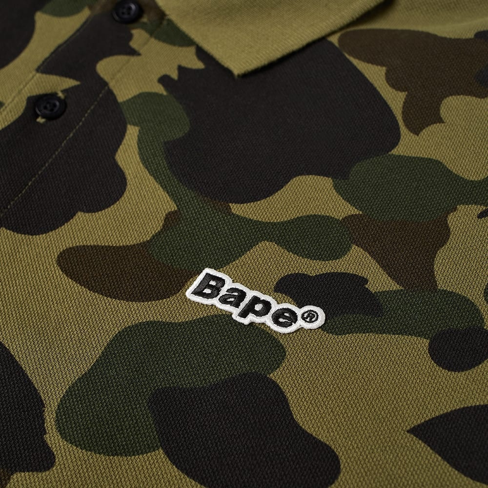 A Bathing Ape 1st Camo Bape Patched Polo - 2