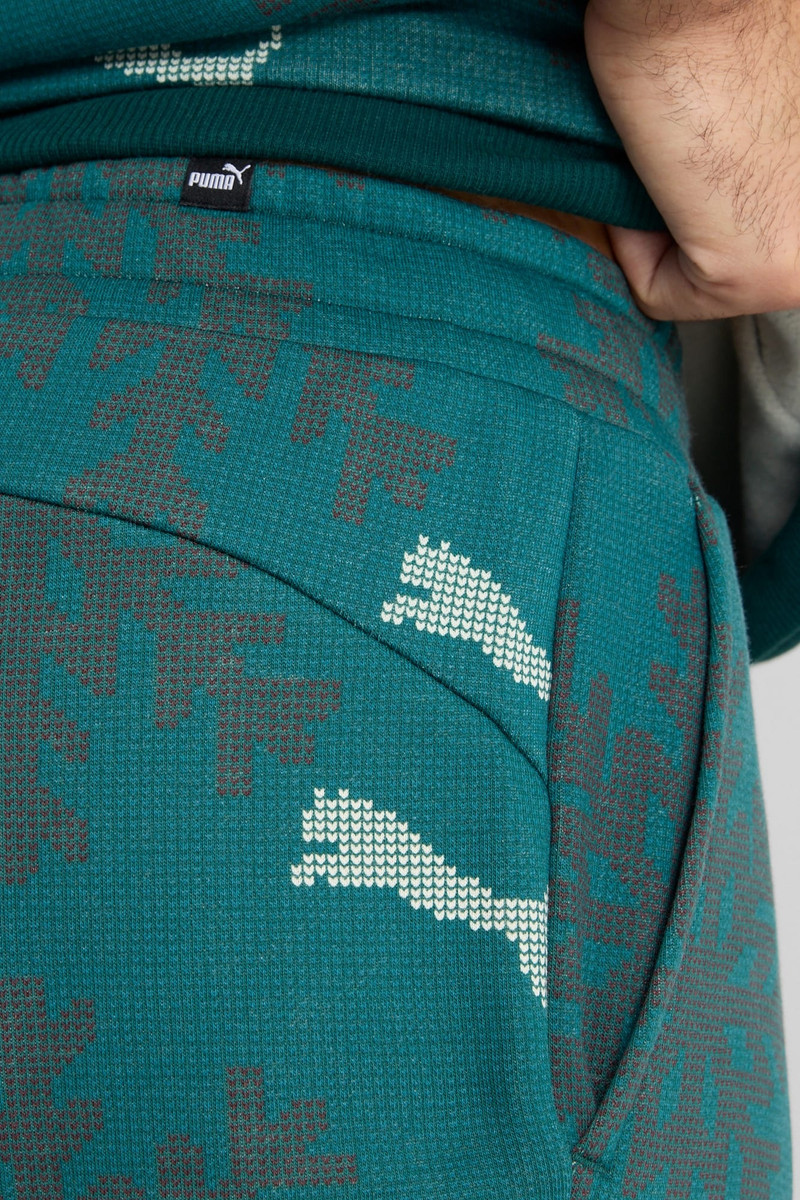 ESS+ Logo Lab Winter Snowflake Sweatpants 4