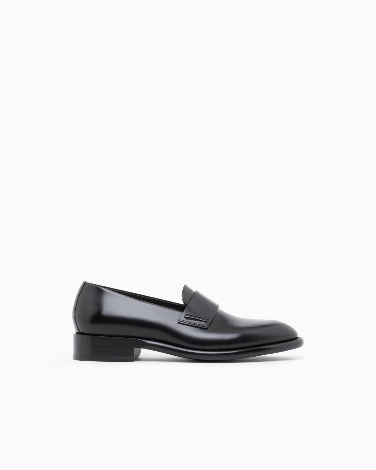 SLIPPERS IN BRUSHED LEATHER WITH A LEATHER SOLE - 1