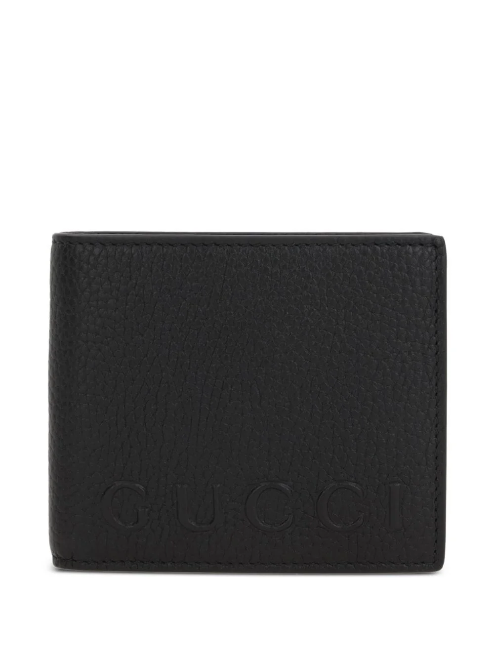 logo-embossed leather wallet - 1