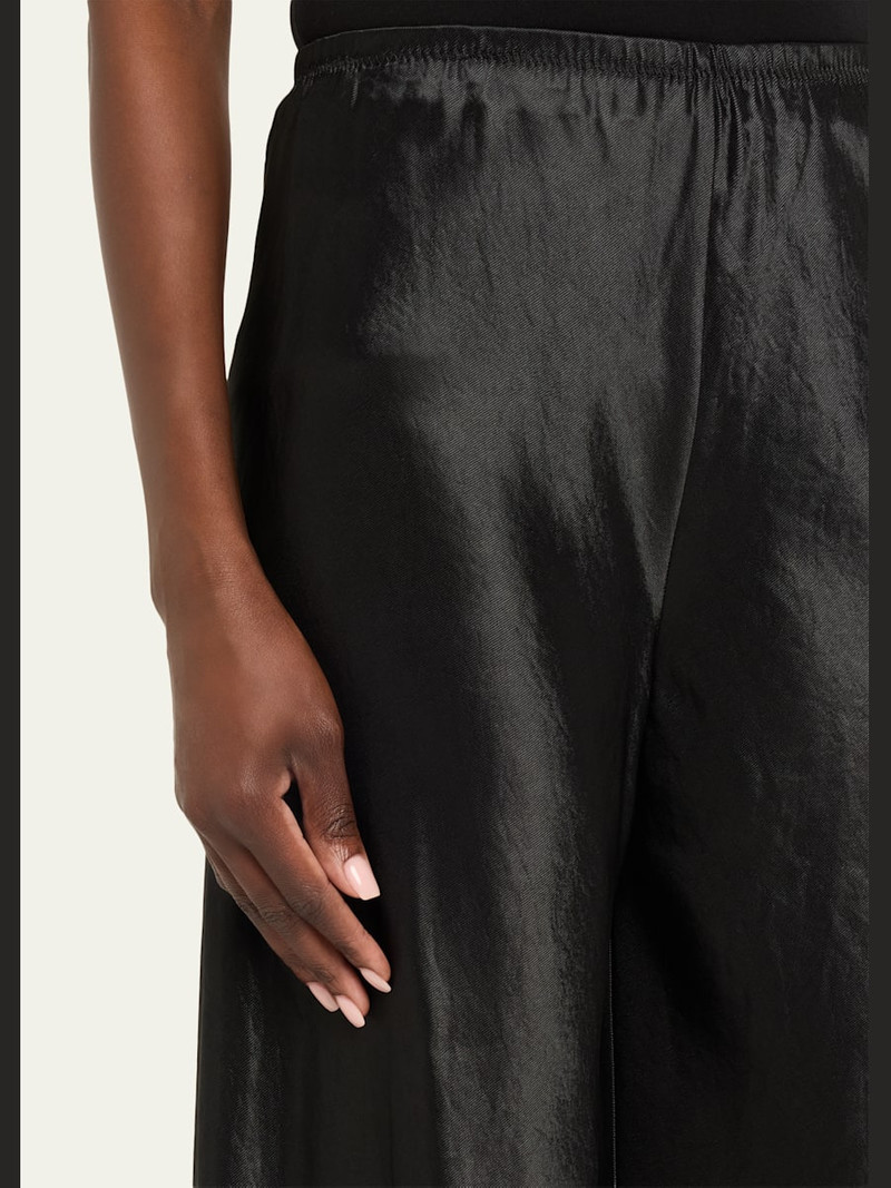 6397 Bias-Cut Satin Trousers outlook