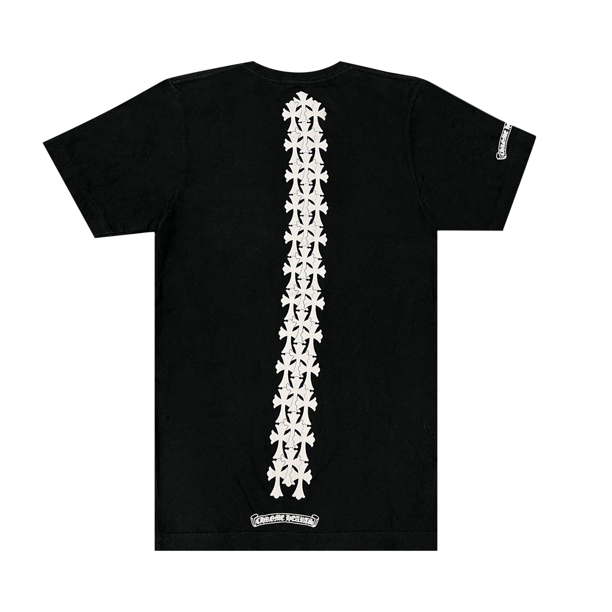 Chrome Hearts Cross Tire Tracks Pocket T-Shirt 'Black' - 2