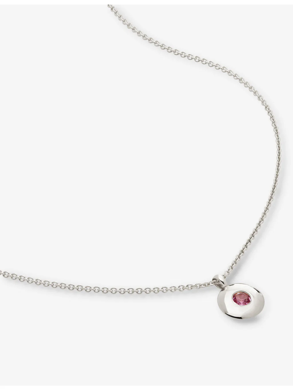 October Birthstone sterling-silver necklace - 1