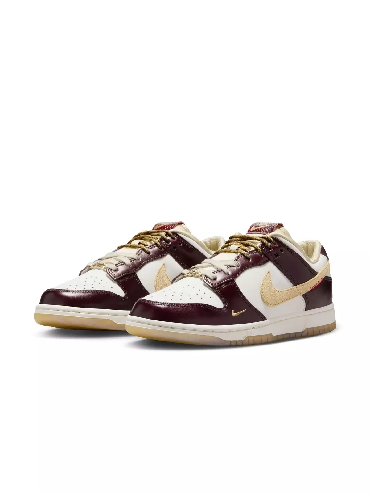 Dunk Low LX "Sail/Team Gold/Burgundy Crush" Women's Shoe - 5