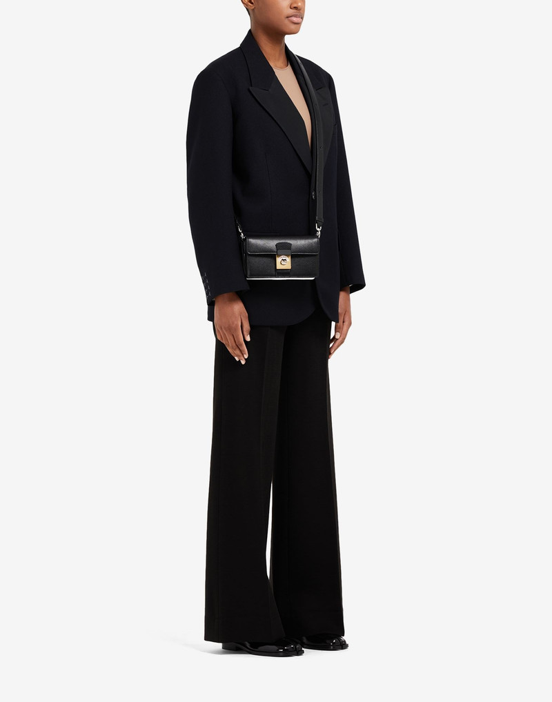 Maison Margiela New Lock mini double flap clutch bag outlook