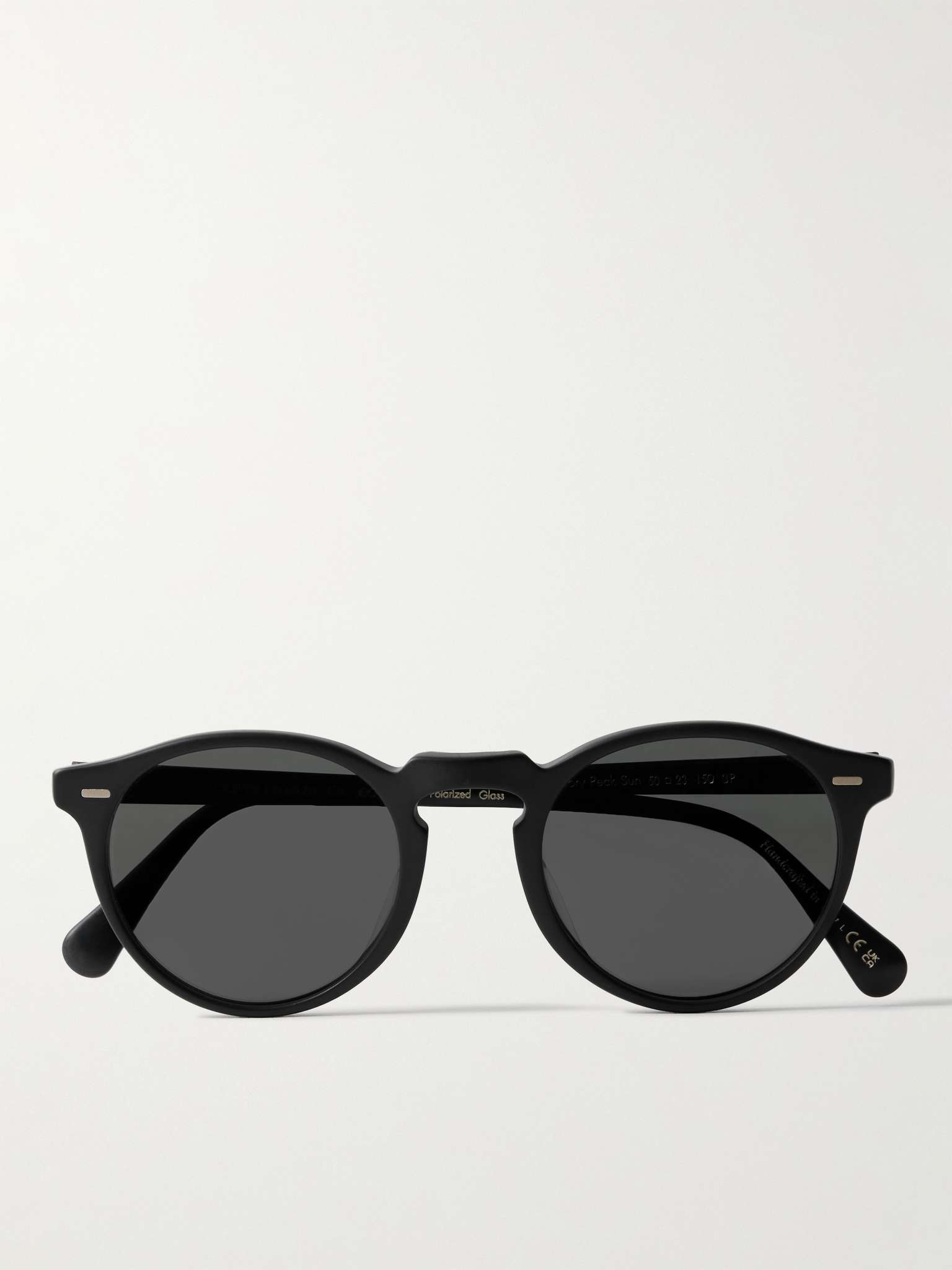 Gregory Peck Round-Frame Tortoiseshell Acetate Photochromic Sunglasses - 1