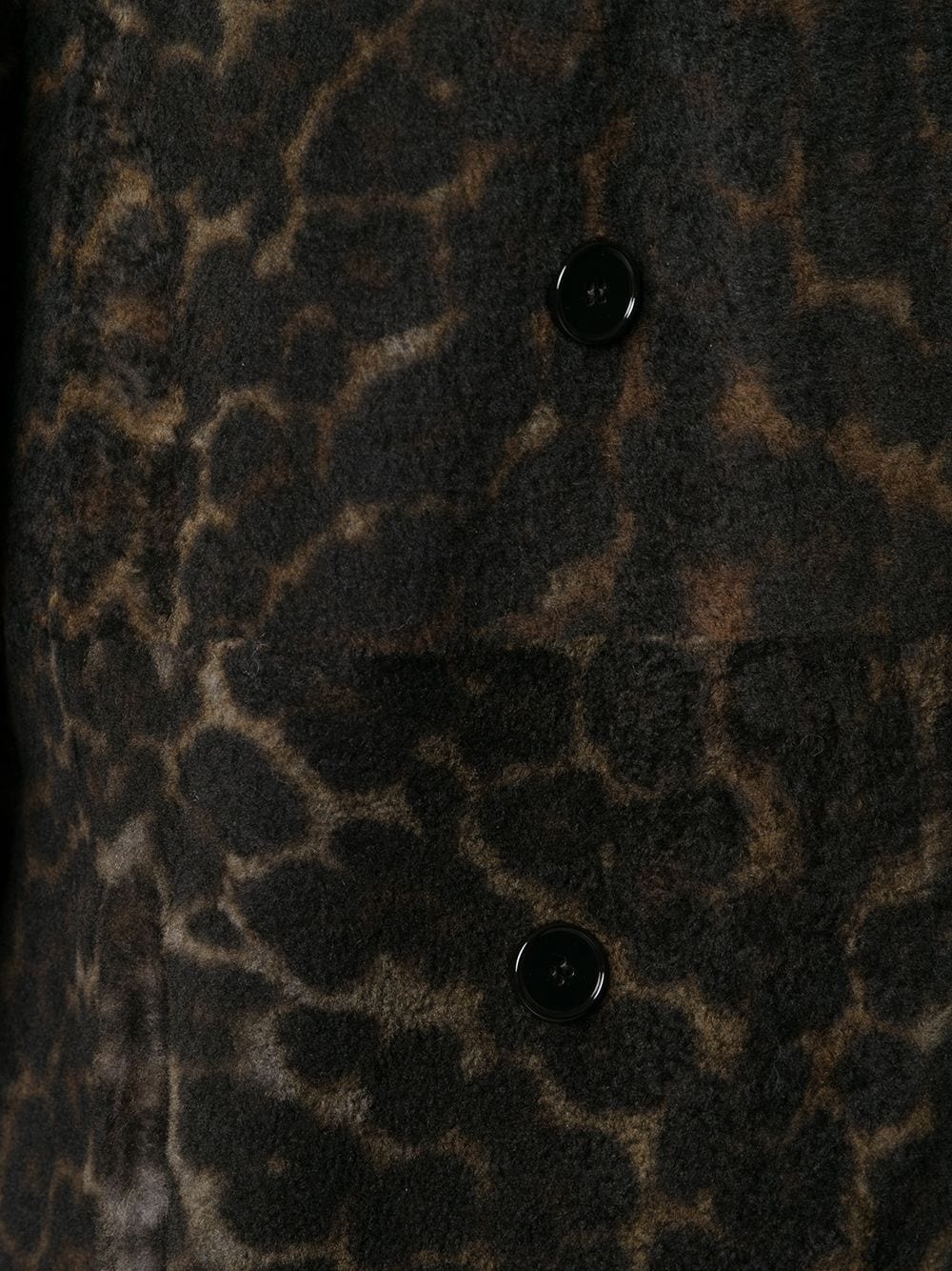 animal-print tie-waist coat  - 5