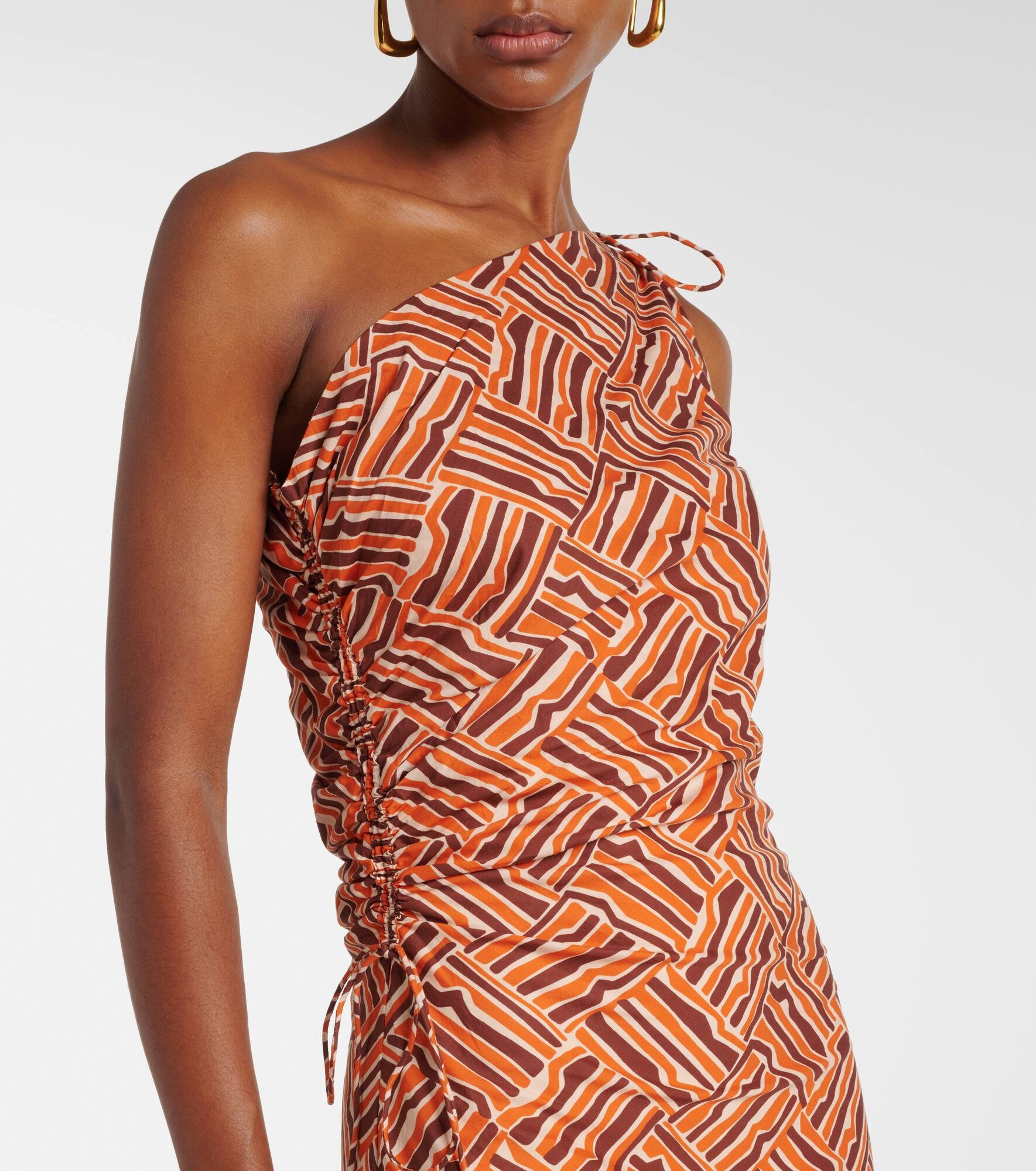 Alskar striped cotton poplin maxi dress - 5