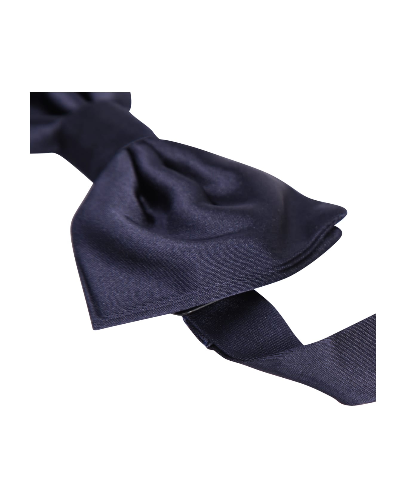 Silk Blue Bow Tie - 2